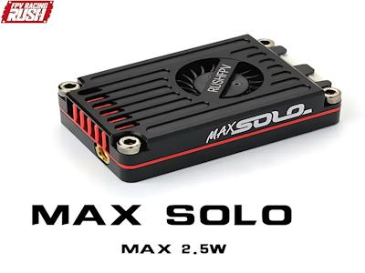 Rush Tank Max Solo 5,8 Ггц 2,5 Вт Высокая Мощность 48ch Vtx Видео Передатчик Для Rc Fpv Дронов Diy Cnc Пластиковый Корпус