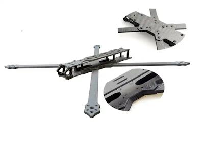 Xl10 V6 10inch Drone Frame 7mm Arm Thickness Load With 2.5kg Flight Distance Long Range Fpv Race Drone Frame Kit