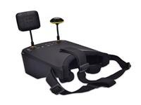 Ls-800d Видео Очки Высокой Четкости 5,8 Г Fpv Полетный Контроллер Для Дрона Сплит Маска Для Глаз Экран С Dvr 5,8 Г Модель Приема